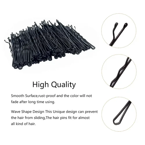 Miniatura 3 de KANPRINCESS Kit de 100 horquillas de 2 pulgadas para el cabello, pinzas de sujeción segura para mujeres y niñas, salón de peluquería con caja