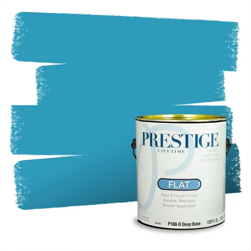 Miniatura 1427 de Pintura Exterior + imprimación PRESTIGE, todo-en-uno, 1 galón, acabado mate, color comparable al Valspar* Royal Gray* VS151-Gris real
