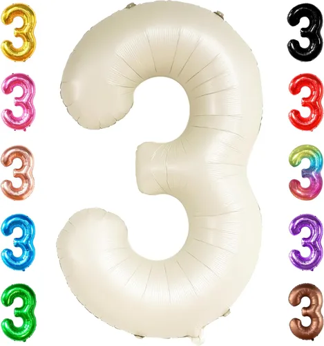 Miniatura 186 de Globo gigante plateado del número 0 de 40 pulgadas – Globo Mylar del número 0 Globo plateado 0 para decoraciones de fiesta Globo plateado