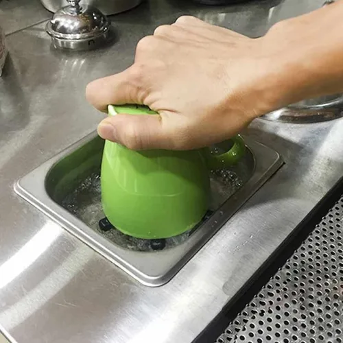 Miniatura 4 de Enjuagadora de vasos, accesorio para fregadero, enjuague de vidrio de acero inoxidable para fregadero de cocina, taza automática para bar, pub