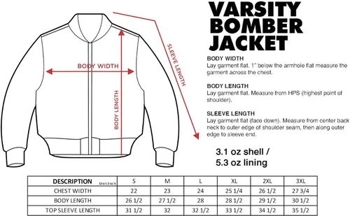 Miniatura 4 de Shaka Wear Chaqueta bomber para hombre Chaqueta clásica acolchada de ajuste relajado, resistente al agua, abrigo de béisbol universitario S-3XL