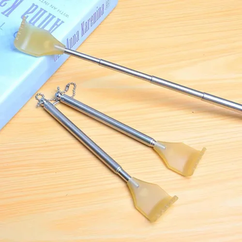 Miniatura 6 de Pequeño rascador de espalda extensible, masajeador de espalda con forma de garra, masajeadores manuales de espalda de acero inoxidable