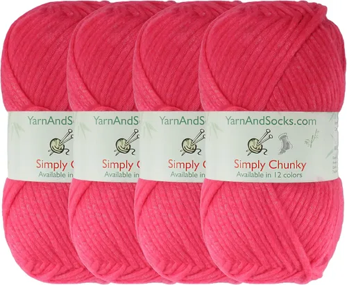 Miniatura 22 de JubileeYarn Halo Fables Yarn - 100g/Skein Bulky Polyester - North Wind Sun - 2 Skeins