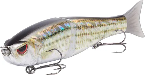 Miniatura 25 de Señuelos Bassdash SwimShad Glide articulados Swimbait Lubina Cachorro Salmón Trucha Almizclado Señuelo de Pesca Bajo Largemouth