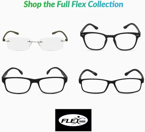 Miniatura 6 de SAV Flex 2 E5020 Slim Oval Super Flexible Reading Glasses - Durable, Lightweight Readers