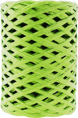 Miniatura 48 de Mandala Crafts Aqua Raffia - Hilo de rafia para envolver regalos, cinta de rafia de papel natural de 200 yardas para ganchillo, manualidades