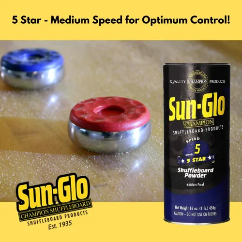 Miniatura 6 de Kit completo de cuidado de tejo: Sun-Glo #5 Star Powder (Med Speed), spray de silicona serie Pro y mini recogedor/cepillo