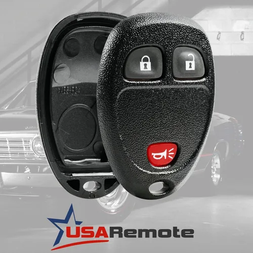 Miniatura 2 de Funda y almohadilla para llavero con control remoto de entrada sin llave, compatible con Buick/Chevy Avalanche Equinox Express Silverado G-420-case