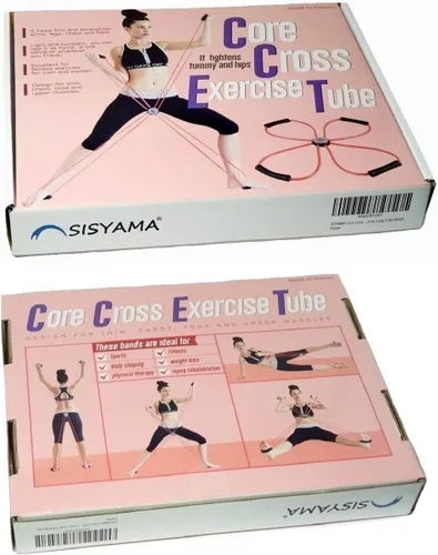 Miniatura 3 de Core Cross Workout Pilates Reformer Ejercicio Resistencia Cuerdas Loop Tube Bandas