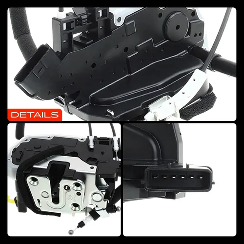 Miniatura 9 de A-Premium Actuador de cerradura de puerta compatible con Nissan Rogue 2008-2015, Rogue Select 2014-2015, Sport Utility, delantero izquierdo