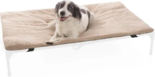 Miniatura 11 de K&H Pet Products Almohadilla para cuna para perro (la cuna se vende por separado), cama cómoda con parte superior acolchada para camas elevadas