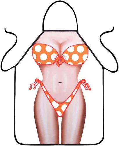 Miniatura 3 de Juego de 2 delantales de personajes de héroe de dibujos animados de anime, divertidos delantales de cocina sexy para parejas, regalos novedosos