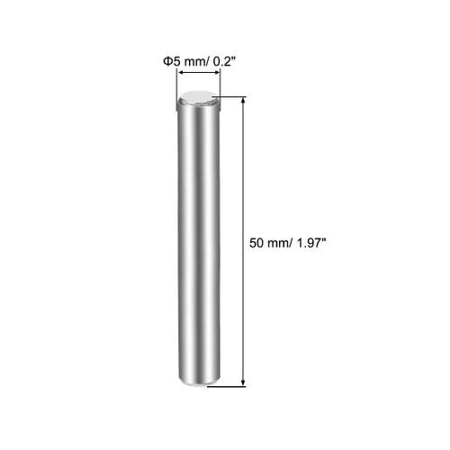 Miniatura 3 de uxcell 0.197 x 1.969 in (aproximadamente 13/64 pulgadas) pasador de clavija de acero inoxidable 304 litera de madera para litera, pasadores