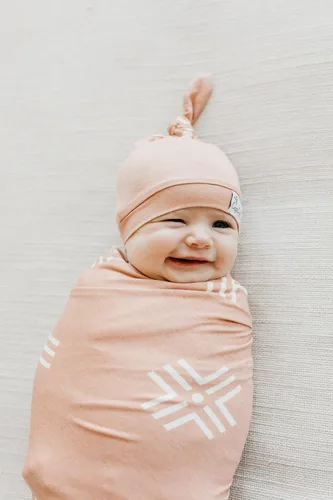 Miniatura 4 de Copper Pearl Baby Beanie Hat Top Knot