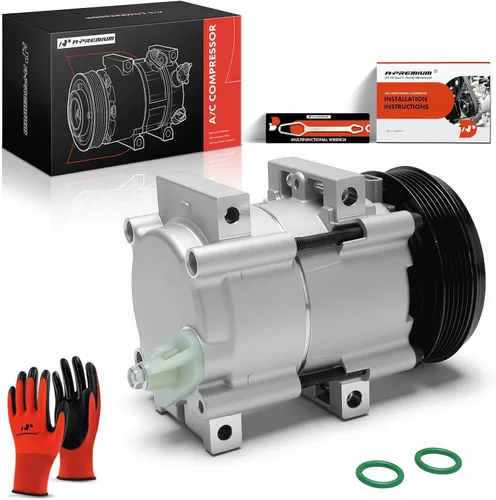 Miniatura 10 de A-Premium Compresor de aire acondicionado AC con embrague compatible con Ford Focus 2003 2004 L4 2.0L