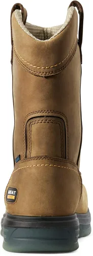 Miniatura 5 de ARIAT Turbo Pull-On Csa - Botas de trabajo impermeables con punta de carbono para hombre, Marrón