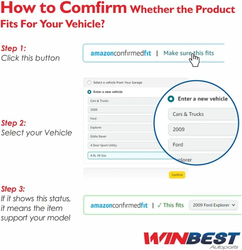 Miniatura 5 de WINBEST Tensor hidráulico T43100 compatible con 1993-2005 para Lexus GS300, 2001-2005 para Lexus IS300, 1992-2000 para Lexus SC300, 1994-1998