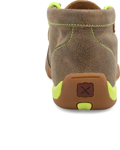 Miniatura 3 de Twisted X Chukka - Moc de conducción, bomber y amarillo neón, 11 M