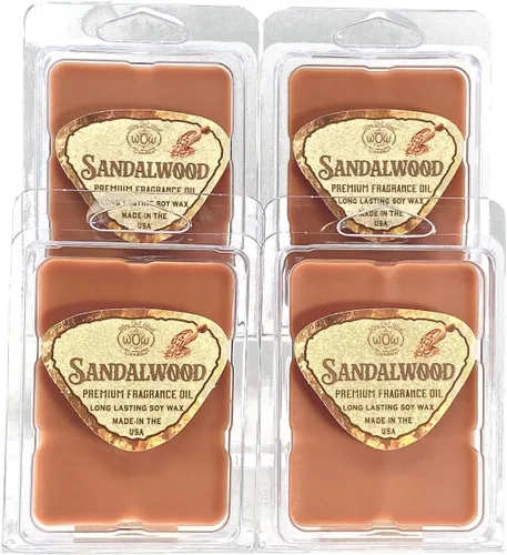Miniatura 12 de Cera perfumada para calentadores de cera, ambientador aromático, paquete de 4, juego surtido de 6 cubos de fusión, hecho a mano en Estados Unidos