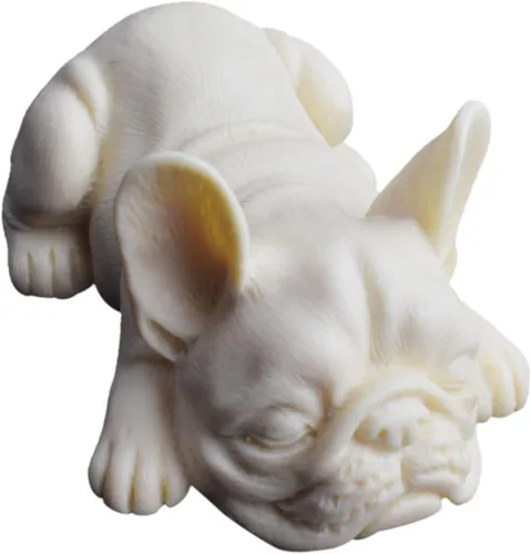 Miniatura 4 de Molde de silicona Bulldog 3D - Molde de resina de perro para epoxi para decoración, yeso, vela, aroma, fondant, mousse, chocolate - Aromaterapia DIY