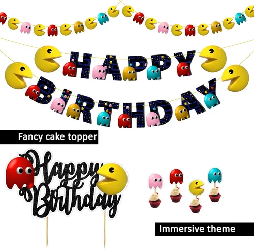 Miniatura 6 de Suministros de fiesta de cumpleaños con temática de mariquita: bonito juego de decoración de fiesta inspirado en insectos para celebraciones