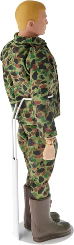 Miniatura 6 de Plymor DSP-5175W - Soporte para muñecas ajustable blanco, se adapta a muñecas o figuras de acción de 10, 11 y 12 pulgadas, la cintura es de 1.75 a