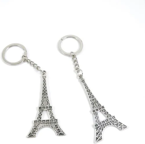 Llavero K5NZ8 París Torre Eiffel Llavero Automotriz Puerta de Coche Llaves Etiquetas Hallazgos Encantos Cadenas