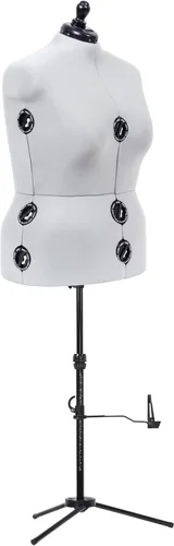 Dritz Forma de vestido ajustable de doble ajuste, tallas completas de EE. UU. 20-24, maniquí de ropa femenina para coser, ajustar y drapear, maniquí
