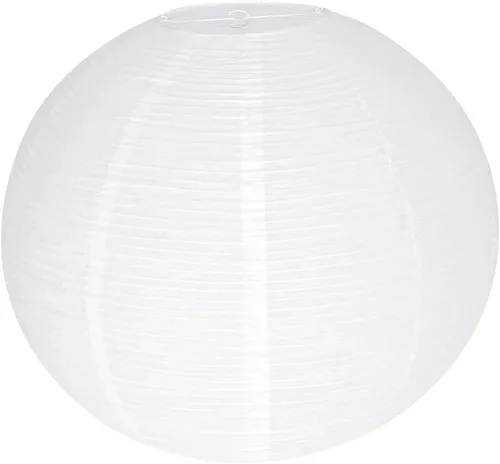 Miniatura 6 de Pantalla de lámpara de papel blanco, 12 x 12 pulgadas, pequeña linterna de papel chinos, pantalla de luz colgante, pantalla redonda para decoración