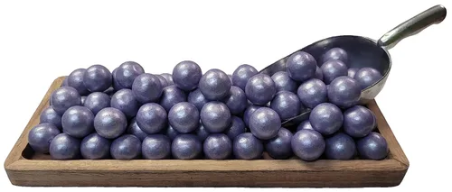 Miniatura 5 de Bolso a granel púrpura claro de las bolas de goma de la perla 1 pulgadas-2 libras para las duchas del bebé y los partidos de la revelación del género