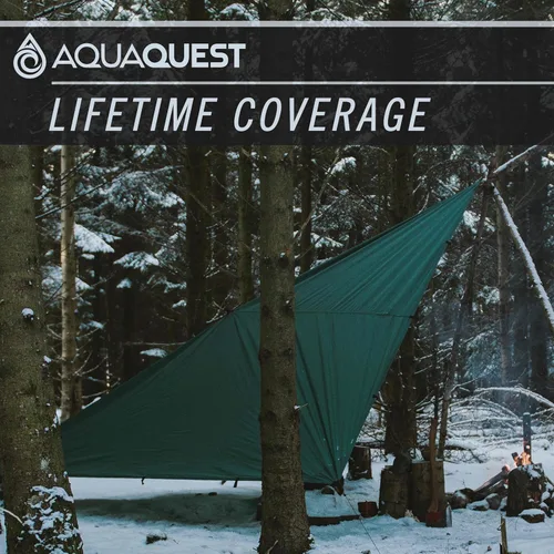Miniatura 6 de AquaQuest - Lona de guía ultraligera impermeable (5,000 mm) con costuras selladas de 40D Ripstop, mosquitero para mochileros, camping sigiloso