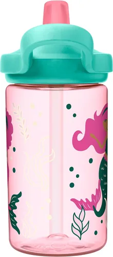 Miniatura 94 de CamelBak Eddy+ Kids Water Bottle with Bite Valve Straw, Leak‑Resistant Easy‑Sip Design for Everyday Hydration, 14oz Kids Animales de la selva
