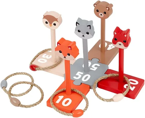 Miniatura 2 de Professor PUZZLE Animal Ring Toss - ¿Quién ganará este salvaje juego de puntería?
