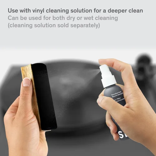 Miniatura 6 de Boundless Audio Cepillo limpiador de discos - Cepillo de vinilo de terciopelo - Accesorios para tocadiscos para limpieza de vinilo