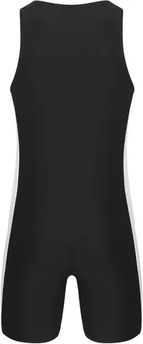 Miniatura 11 de XUNZOO Mens One Piece Sleeveless Front Zipper Color Block Swimwear Bodysuit Wetsuit Sports Wear