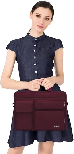 Miniatura 2 de MOSISO Bolsa de hombro para laptop de 15.6 pulgadas, 15-15.6 pulgadas, bolsa de computadora compatible con MacBook Pro de 16 pulgadas, HP, Dell
