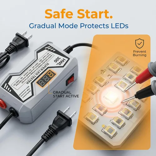 Miniatura 5 de Super LED probador lámpara tira de cuentas TV retroiluminación reparación inspección prueba probador de luz LED probador de retroiluminación LED