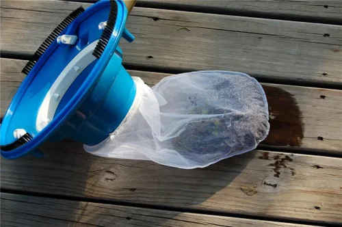 Miniatura 4 de Aquatix Pro Repuesto de bolsa de malla fina de alta calidad con cable de tracción y bloqueo para aspiradora de hojas de piscina, comedor, atrapador