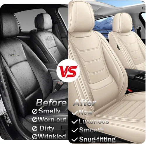 Miniatura 8 de Fundas de asiento de cuero para Toyota RAV4 1999-2026, transpirables, impermeables, elegantes, accesorios interiores de automóviles