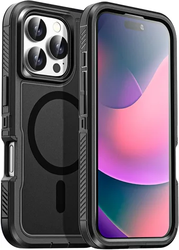 Miniatura 33 de AICase Funda para iPhone 13/14/16e [Compatible con Magsafe], Protección contra caídas de alta resistencia, Defensa multicapa, Grado militar