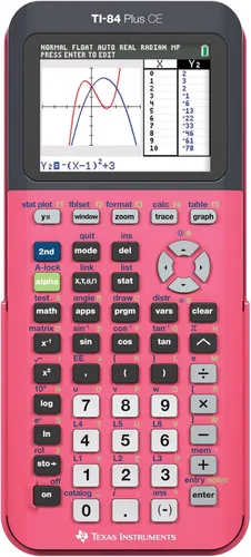 Calculadora gráfica TI84PLSCEBLUBRY de Texas Instruments, Coral
