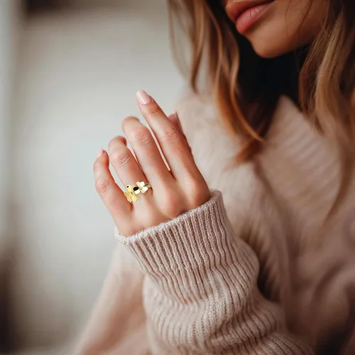 Miniatura 2 de Ross-Simons Italian 14kt Yellow Gold Flower Ring