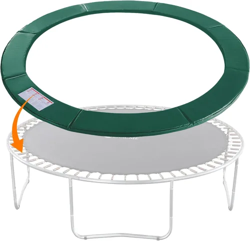 Miniatura 18 de ExacMe Almohadilla de repuesto para trampolín de 16, 15, 14, 13, 12, 10, 8 pies, cubierta de resorte de seguridad impermeable, almohadilla de marco