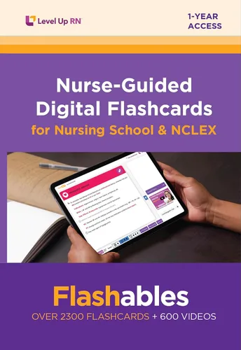 Flashables & Membership Bundle - Tarjetas digitales y videos de la escuela de enfermería - Incluye 14 asignaturas - 1 año de acceso en línea
