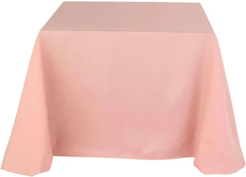 Miniatura 5 de Mantel cuadrado de poliéster verde manzana de 90 x 90 pulgadas