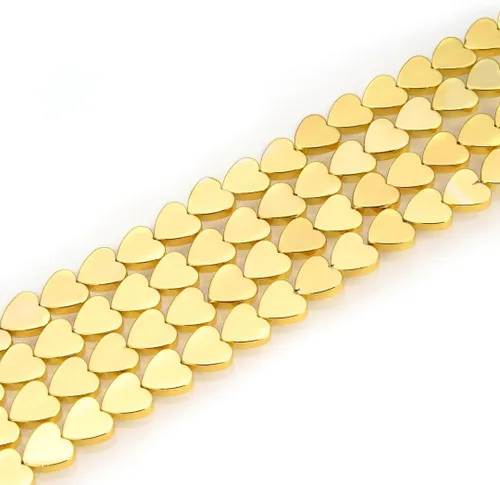 Miniatura 6 de Cuentas sueltas de corazón de cuarzo de cristal genuino para aretes de madera de cristal de perla, pulsera, collar, tobillera colgante, llavero