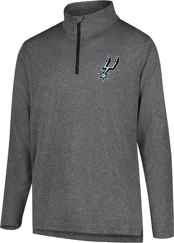 Miniatura 57 de Ultra Game Camiseta oficial de la NBA de manga larga con cremallera corta para hombre Color del