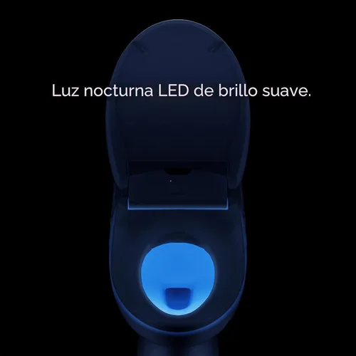 Miniatura 6 de Brondell Asiento de inodoro con bidé S1400, asiento de inodoro inteligente, doble de acero inoxidable, boquilla autolimpiante con tecnología Clean