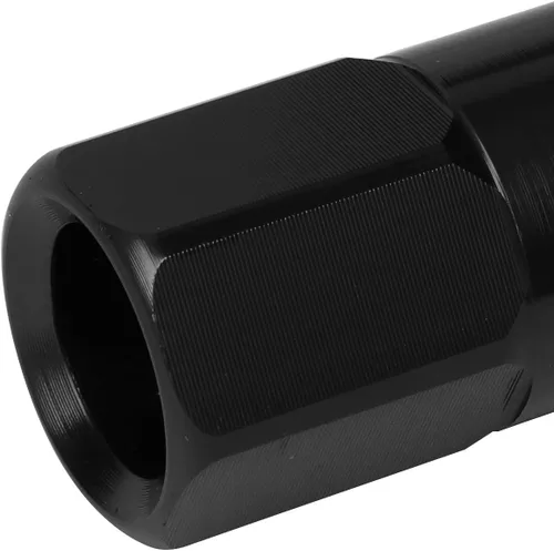 Miniatura 5 de J2 Engineering 7075 Aluminio Negro M12 x 1.5 20 piezas L: 2.362 in Tuerca de extremo abierto con adaptador de enchufe