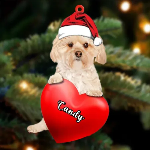 Miniatura 88 de Adornos de Navidad personalizados para perros, nombre personalizado, adorno de Malamute de Alaska, adornos acrílicos, regalos de Navidad, amantes